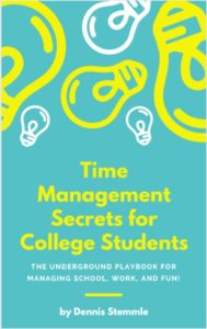 Time Management for College Students Book